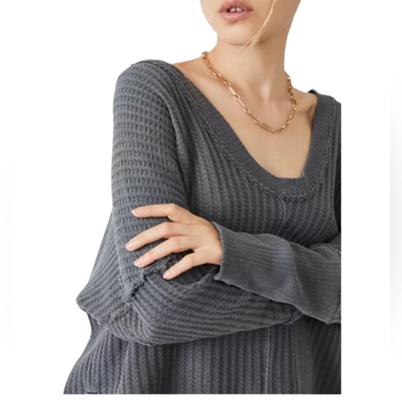 NWT Free People We The Free Magic Thermal Top size Large - Picture 2 of 5